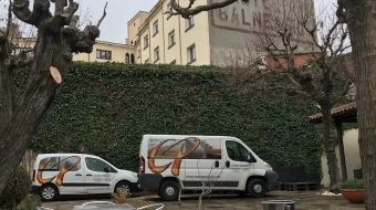 Nuevas tarimas de ducha en los apartamentos del Hotel Balneari Broquetas