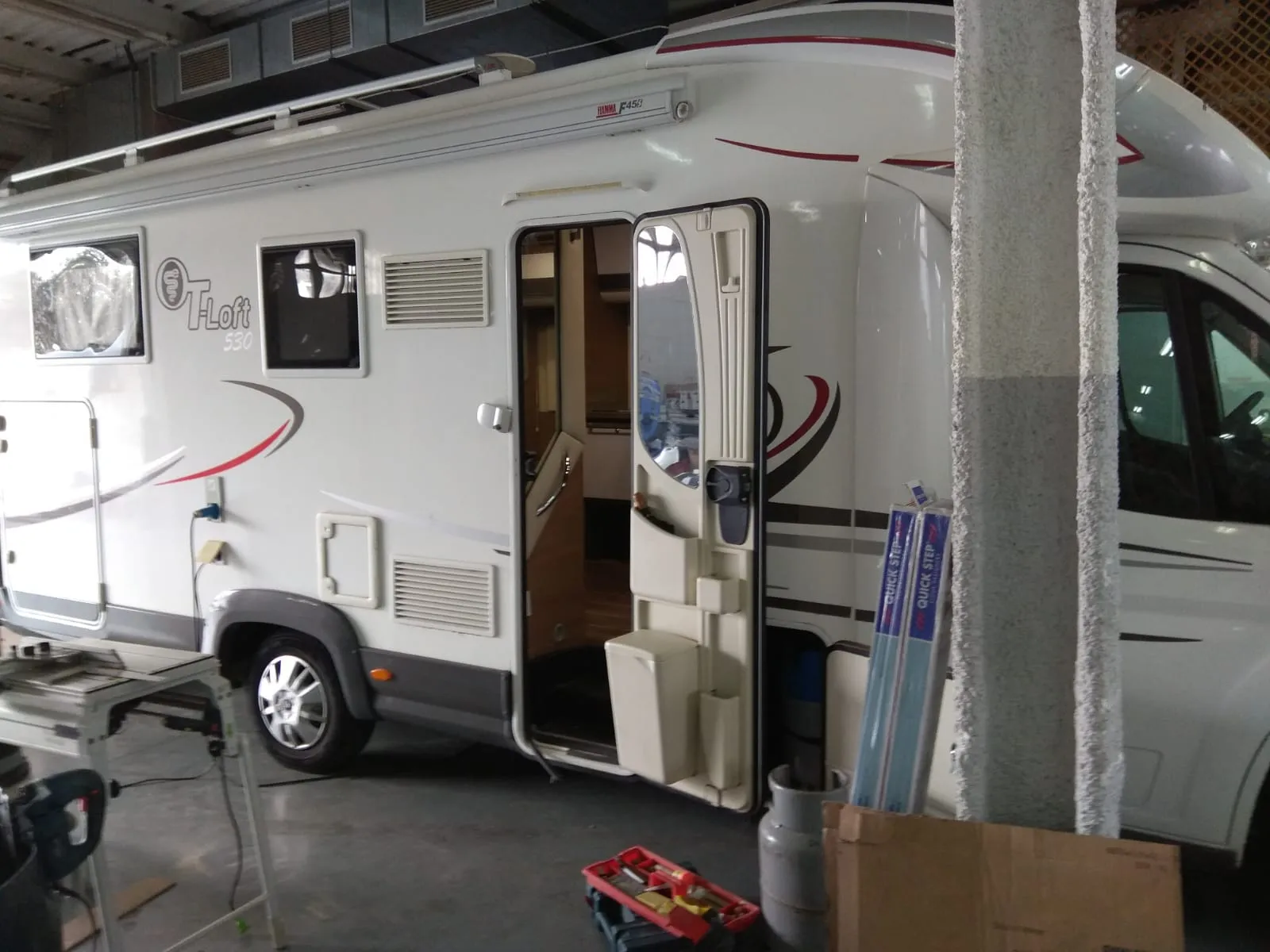 Parquet en una Autocaravana