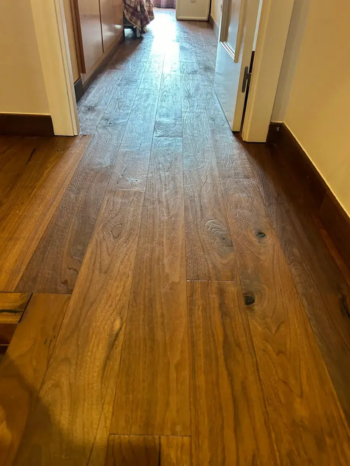 Instalación de parquet Spirit Kahrs Nogal